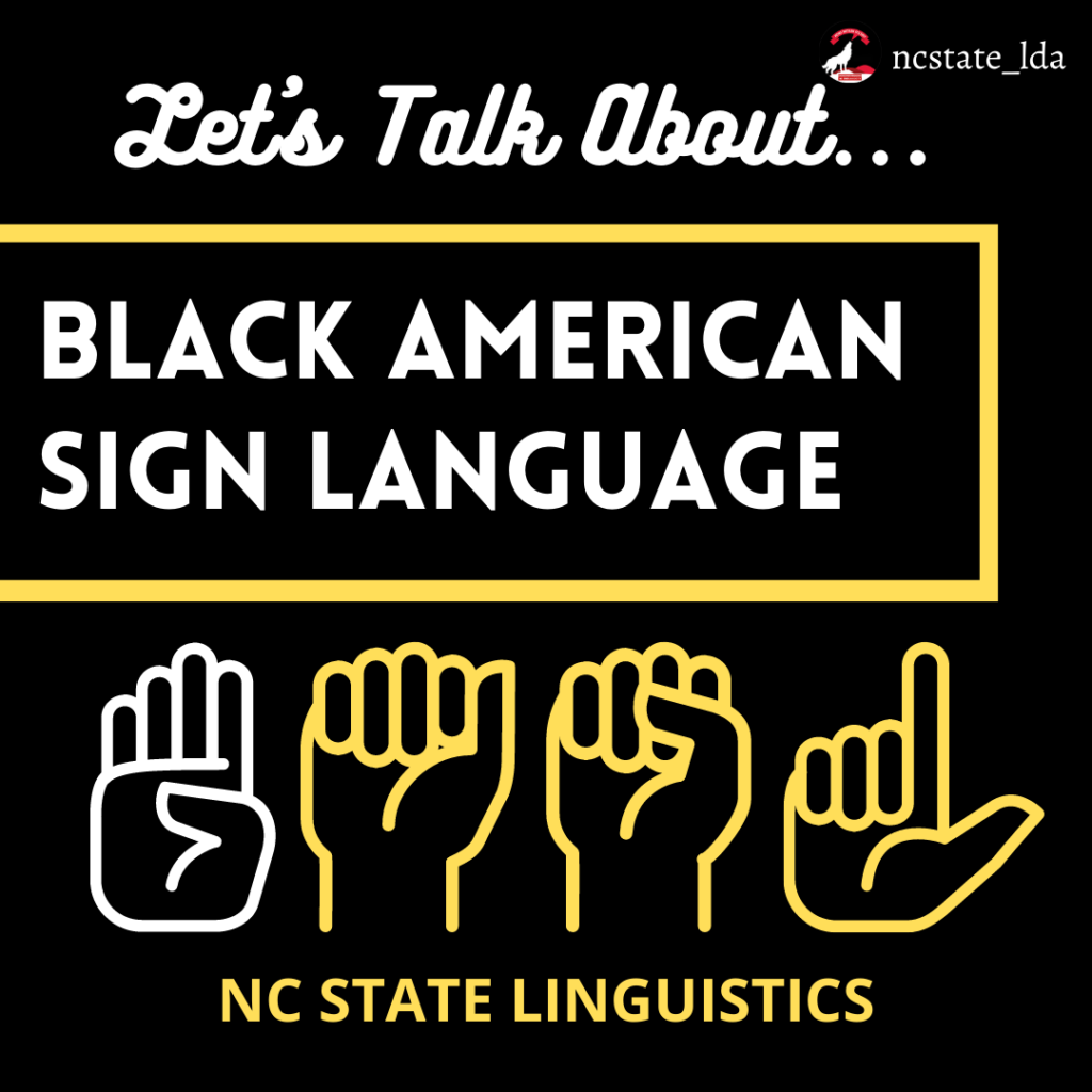 Let's talk about Black American Sign Language